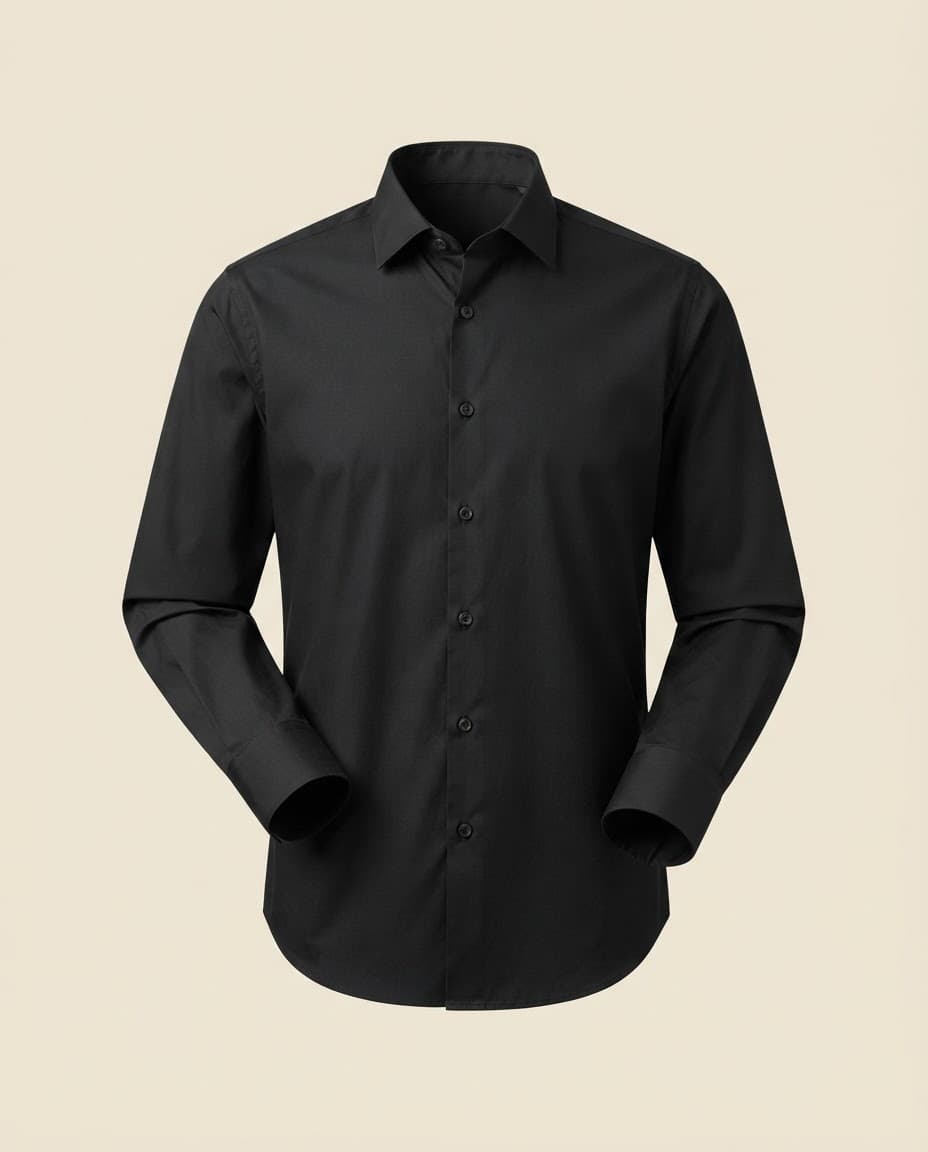 The Midnight Poplin in True Black